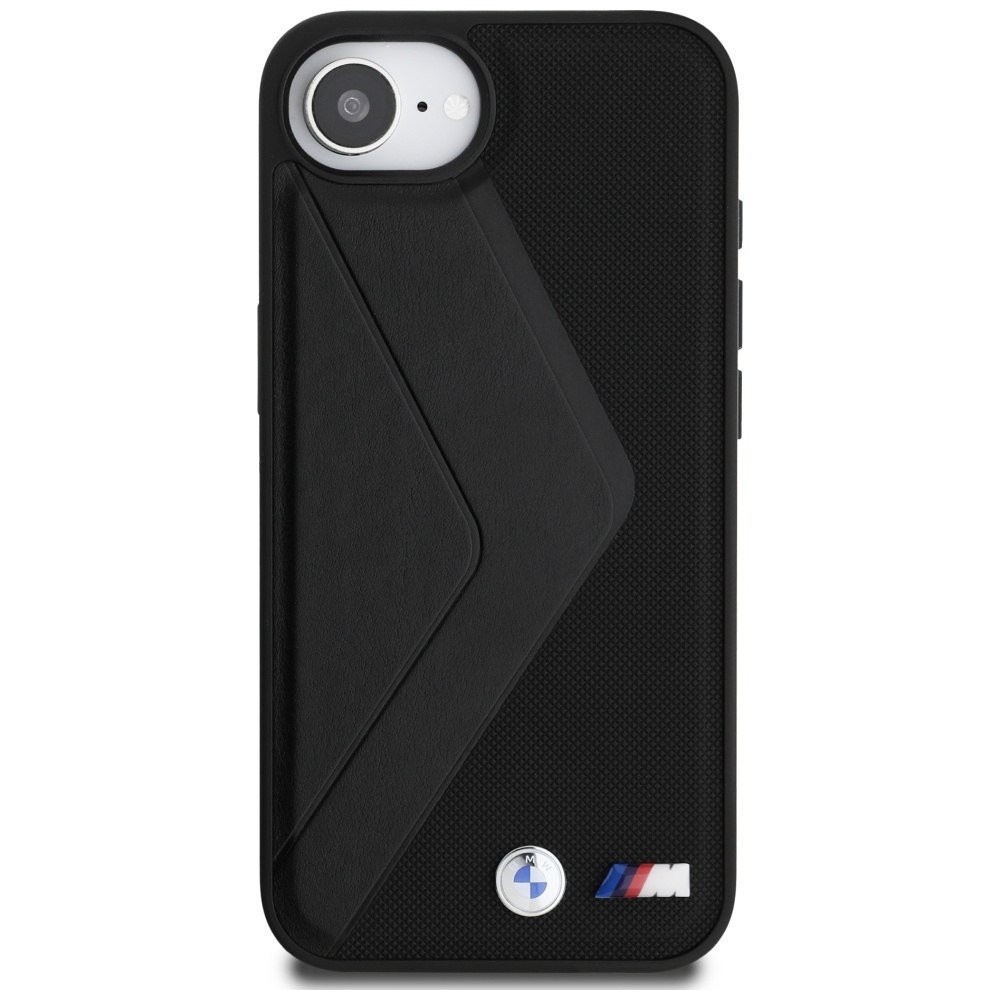 Etui BMW Oversized Stripes MagSafe do iPhone 16e czarny
